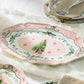 14.5" Christmas Tree Pink Serving Platter