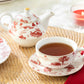 Red Village Fine Porcelain Tea For One Set