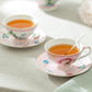 Pink Flower Garden Fine Porcelain Tea Set