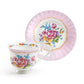 Marie Rose Pink Bone China Tea Cup and Saucer