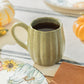 Sage Green Pumpkin Vine Mug
