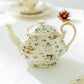 Grace Teaware Holiday Snowman Happy Snowmen Fine Porcelain Teapot