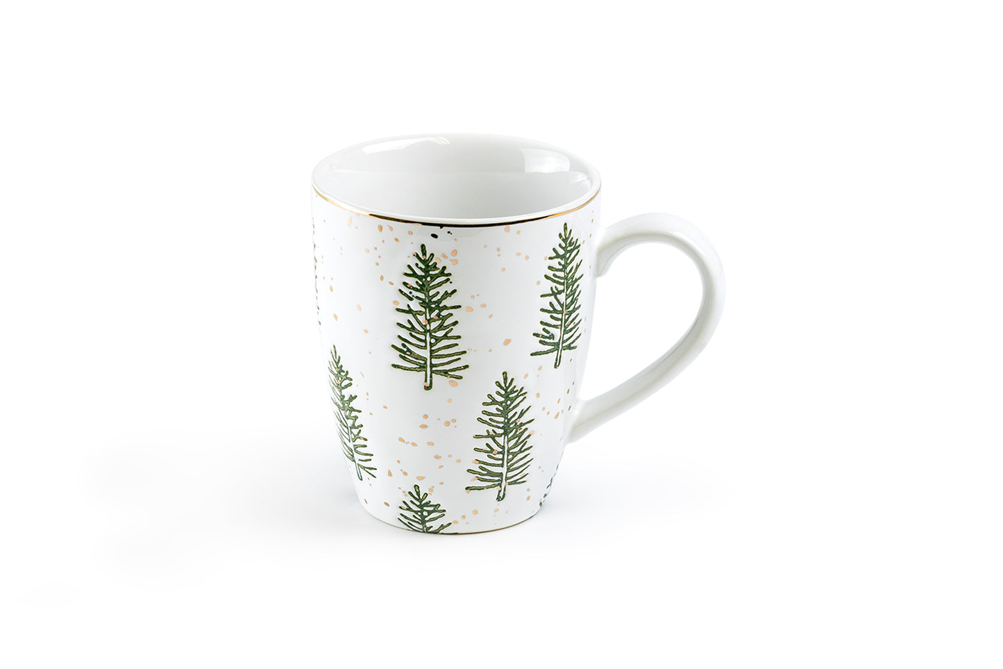 Snowy Pine Trees Mug