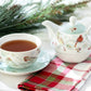 Winter Cardinals Fine Porcelain Tea For One Set