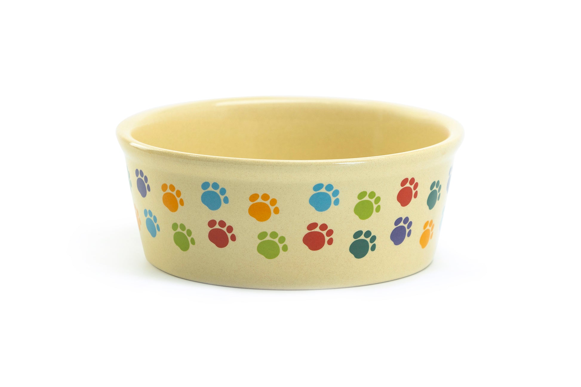 Fido's Diner colorful paws print pet bowl