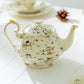 Grace Teaware Happy Snowmen Fine Porcelain Teapot