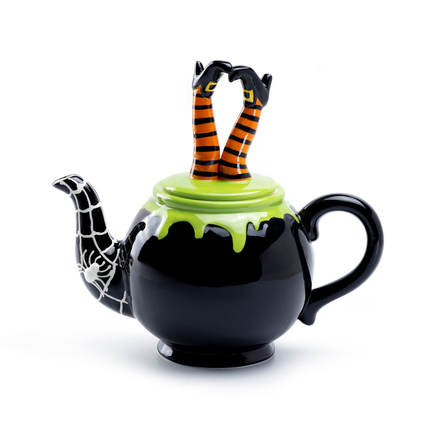 Potter's Studio Halloween Witch's Cauldron Teapot