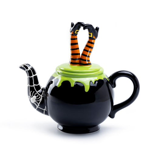 Potter's Studio Halloween Witch's Cauldron Teapot