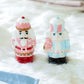 Gift Boxed Pastel Royal Nutcrackers Figurine Salt and Pepper Shaker Set