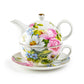 Grace's Rose Fine Porcelain Tea For One Set with Pink Gift Box