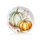 Potter's Studio 8.75" Fall Pumpkins Salad / Dessert Plate Holly and Acorns