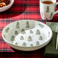 Snowy Pine Trees 10" Pasta Bowl