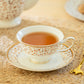 Golden Leopard Fine Porcelain Tea Set