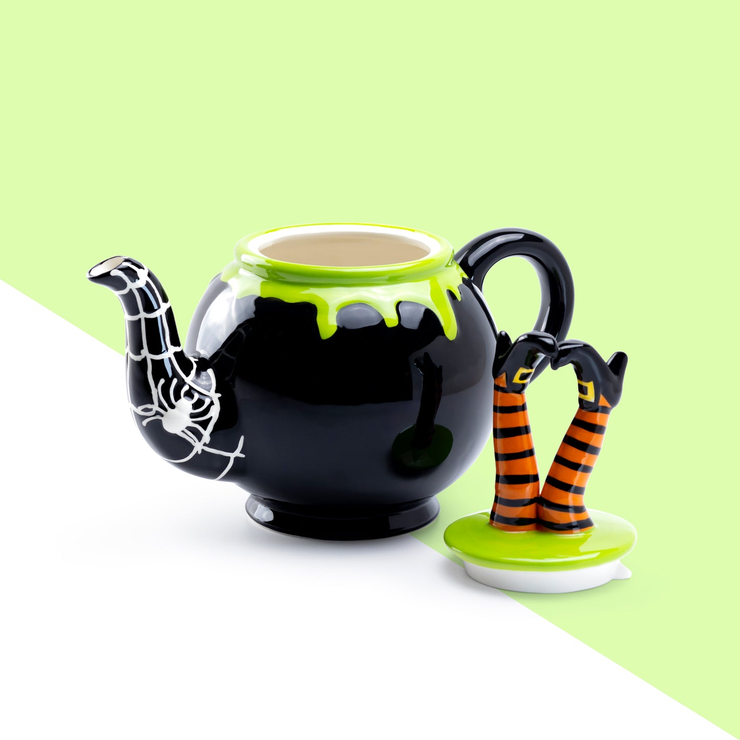 Potter's Studio Halloween Witch's Cauldron Teapot