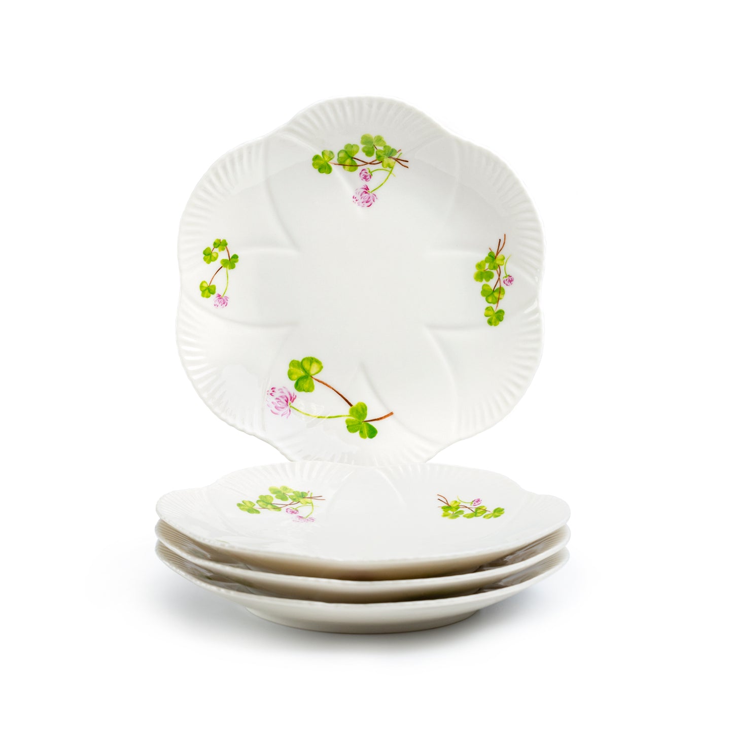 Julia's Clover Garden Fine Porcelain Dessert Plate