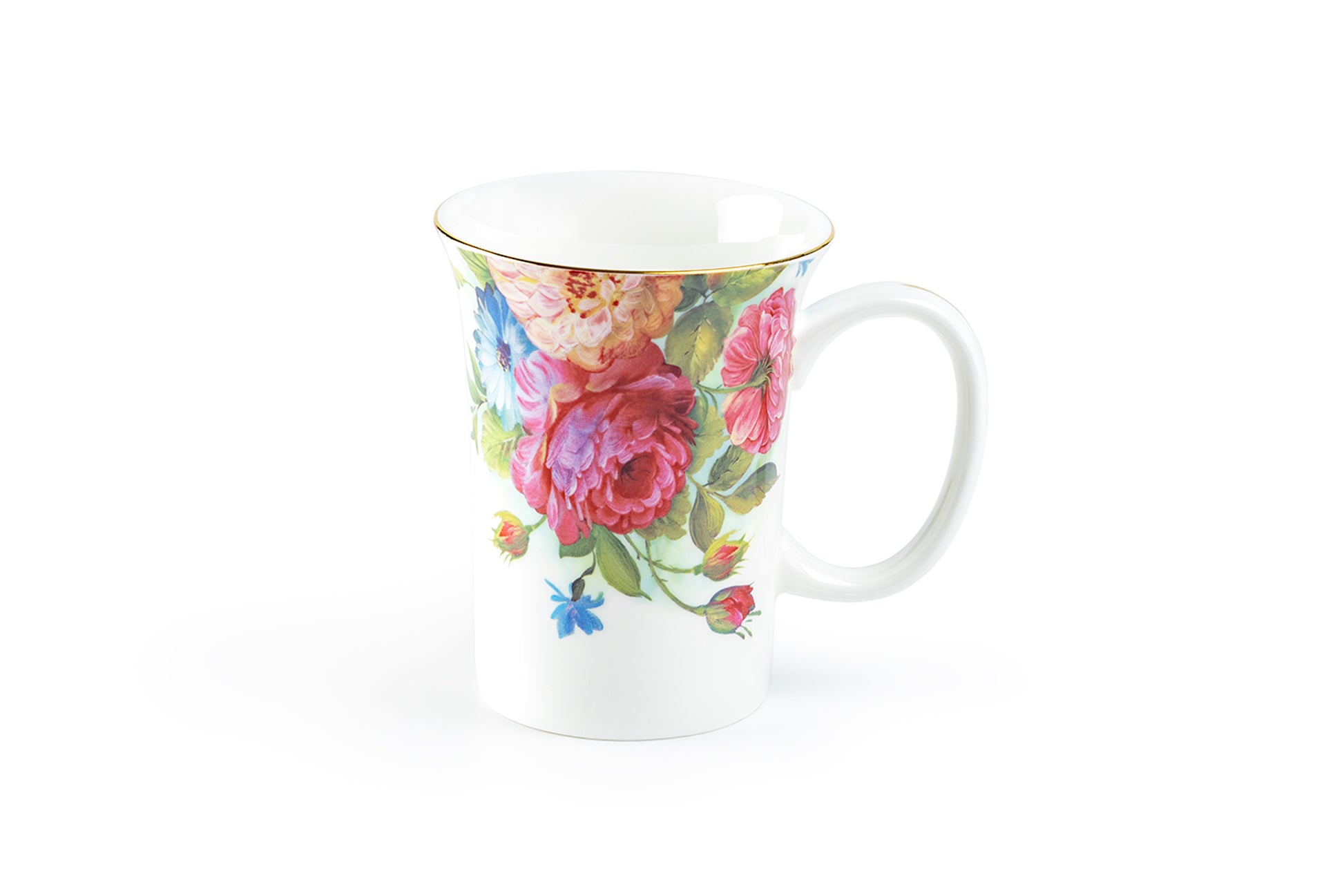 Stechcol Gracie Bone China Sandra's Rose with Butterflies Bone China Mug