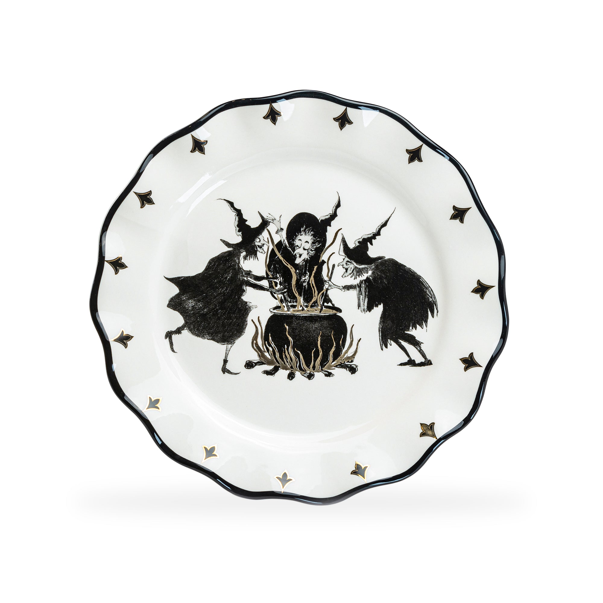 Halloween witches dinner newest plates 11