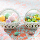 Hand Woven Easter Medium Basket - White