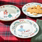 8" Assorted Nutcracker Wonderland Salad/Dessert Plate Set of 4