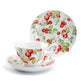 Stechcol Gracie Bone China Strawberry Bone China Tea Cup and Saucer Set