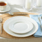 White Gold Sia Fine Porcelain Dessert/Dinner Plate