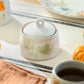 Pressed Fall Leaves Sugar & Creamer Set