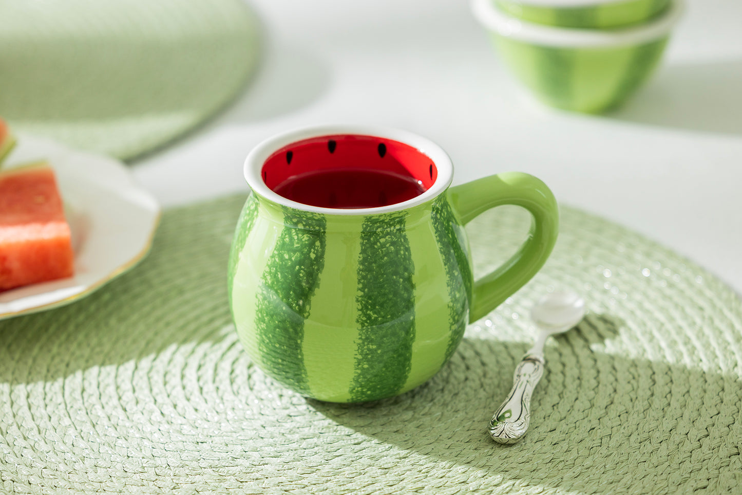 Summer Watermelon Hand Crafted Mug