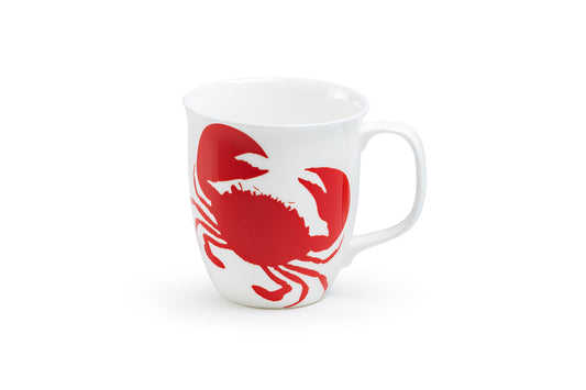 Red Crab Bone China Mug