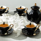 Grace Teaware Halloween Black Cat Tea Set