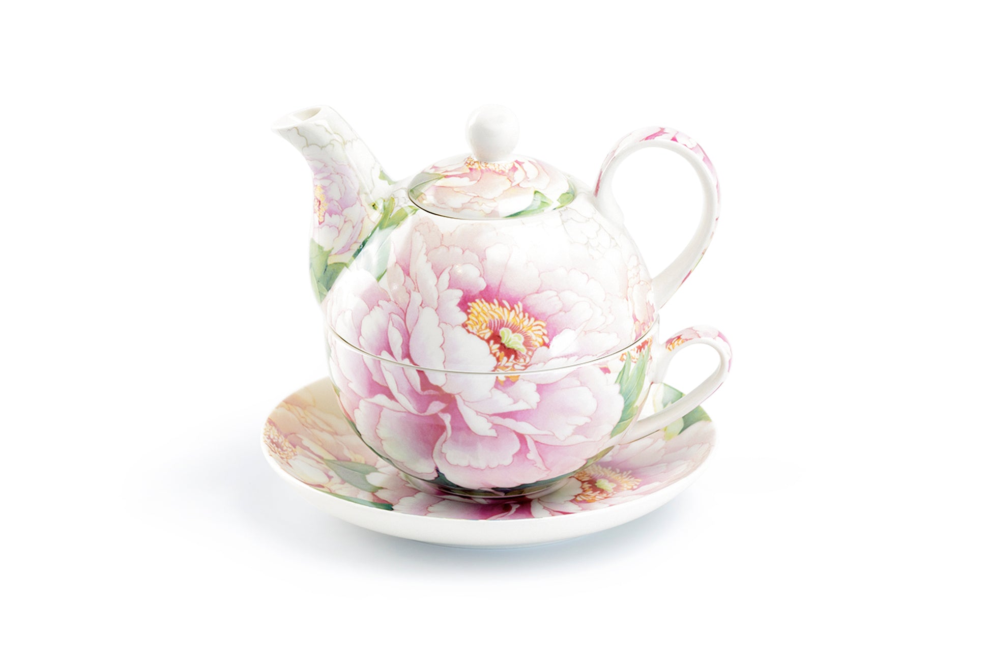 Stechcol Gracie China Empire Peony Fine Porcelain Tea For One