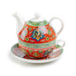Eastern Elegance Fine Porcelain Tea For One Set