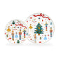 Nutcracker Wonderland Fine Porcelain Dessert / Dinner Plate