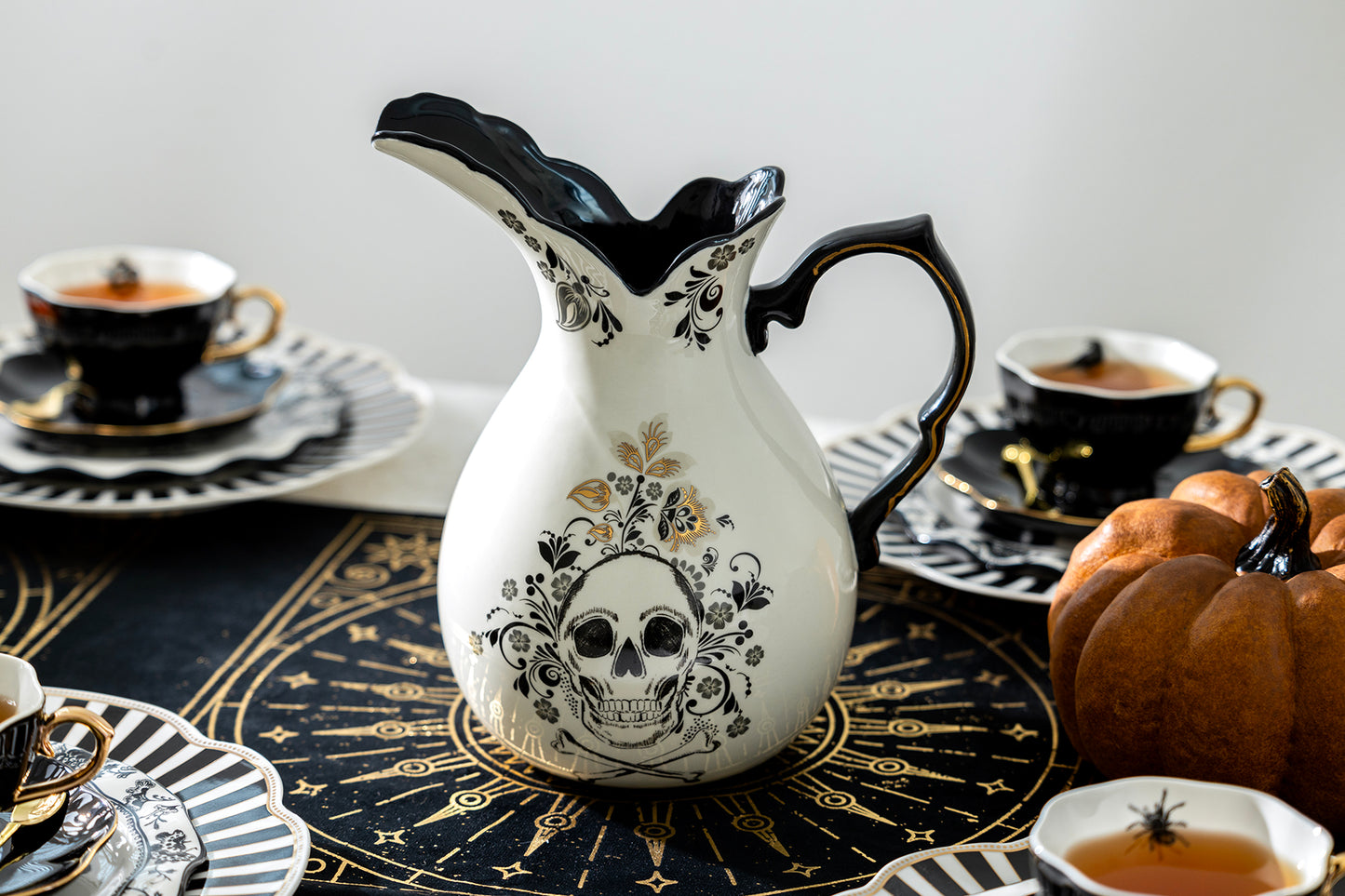 Halloween Skull Pitcher