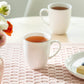 Silver Rim Blanc Bone China Mug