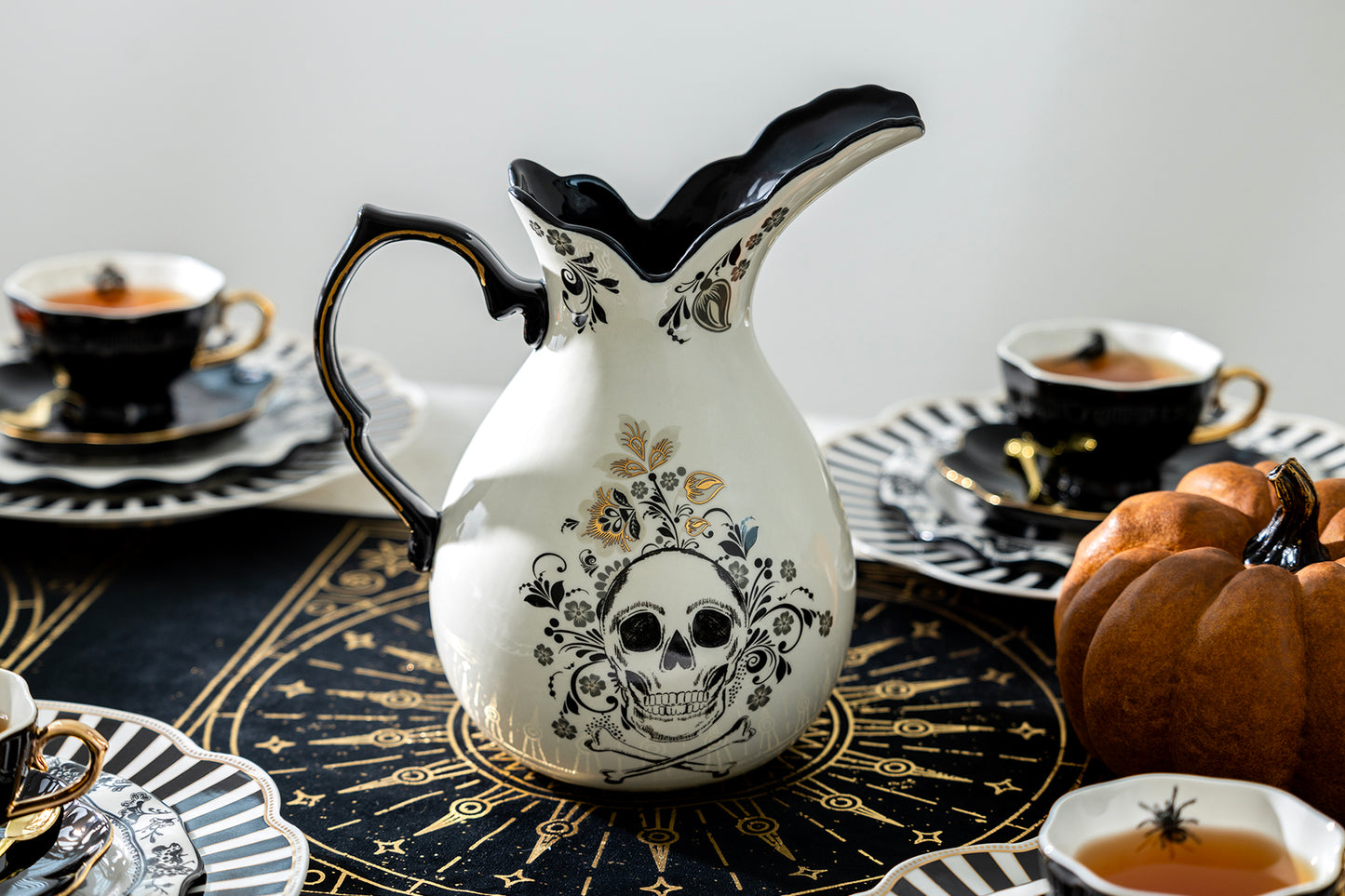 Halloween Skull Pitcher