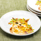 Potter's Studio 8.5" Fall Happy Owl Salad / Dessert Plate