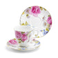 Grace's Rose Bone China Tea Cup and Saucer