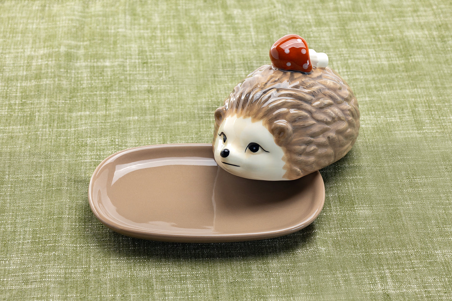 Potter's Studio Cute Hedgehog Butter Dish