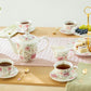 Pink Camellia Fine Porcelain Tea Set