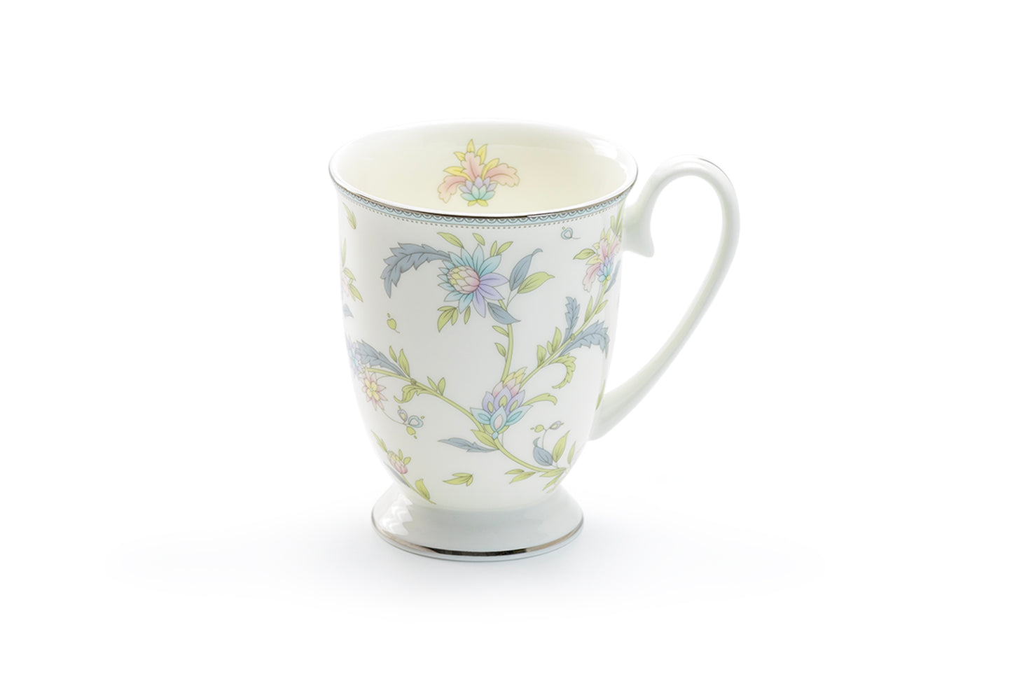 Gracie Bone China Lotus Garden Bone China Footed Mug