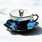 Grace Teaware gold skull luster tea cup