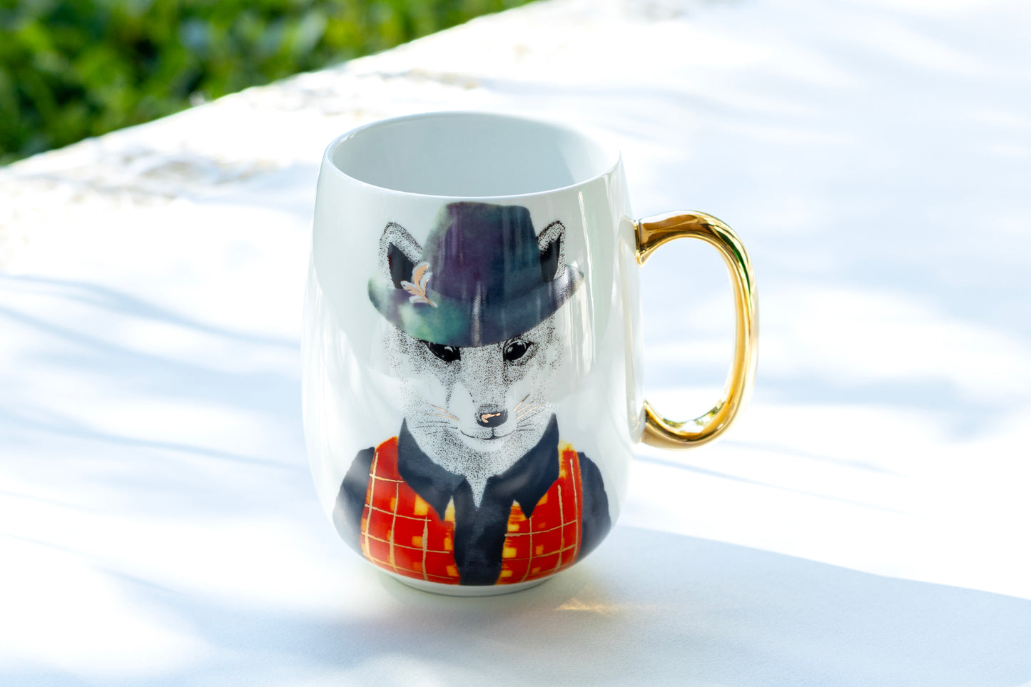 Sweet Living Hipster Fox Large Coffee Mug 20oz