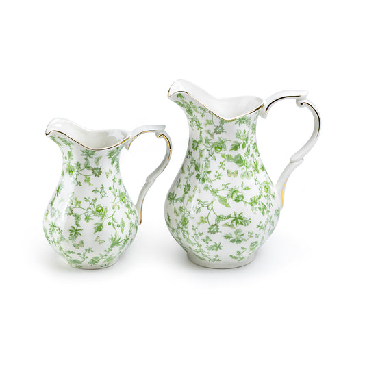 Greeny Garden Fine Porcelain Pitchers