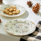 Grace Teaware 8" Holiday Snowmen Dessert Plate