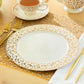 Golden Leopard Fine Porcelain Dessert/Dinner Plate