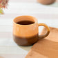 Autumn Amber Two-Tone Coffee Mug