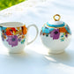 Grace Teaware Meadow Joy Fine Porcelain sugar creamer set