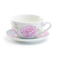 Stechcol Gracie China Peony and Magnolia Fine Porcelain Cup and Saucer