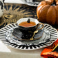 Grace Teaware Black Cat Tea Cup and Saucer Halloween