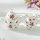 Rose Bud Fine Porcelain Children's Sugar & Creamer Set